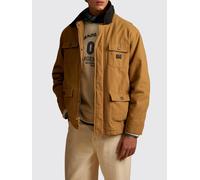 LA MARTINA Giacca utility in cotone con chiusura a zip e tasche con patta 3XL Terra