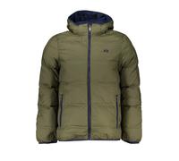 La Martina, ,Jackets ,Uomo ,Verde ,S Elegante giacca verde con cappuccio e dettagli a contrasto