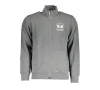 La Martina Gray Cotton Men Sweater - L