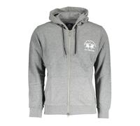 La Martina Grigio Cotton Men Sweatshirt - S