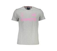 La Martina Grigio Cotton Men T-Shirt - L