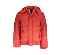 La Martina, ,Jackets ,Uomo ,Arancione ,L Giacca Imbottita con Cappuccio Rossa per Uomo
