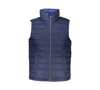 La Martina, ,Jackets ,Uomo ,Blu ,XL Giacca Senza Maniche Blu Ricamata