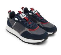 La Martina, LFM222/020, Scarpe Sneaker Pelle, Moda Fashion Uomo (Blu, Sistema Taglie Calzature EU, Adulto, Numero, Media, 42)