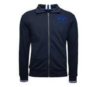 La Martina MAF300 Felpa Uomo Cerniera Lampo Giacca con Cappuccio D'Allenamento