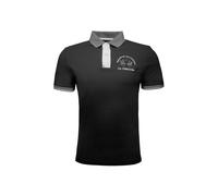 La Martina Polo Classica In Piquet stretch Regular Fit Nero uomo map005