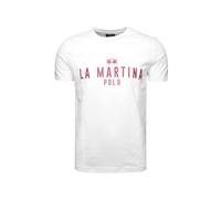 La Martina Maglietta 'Mar322' bianco Uomo La Martina L bianco