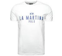 La Martina Maglietta uomo MAR322, bianco, XL