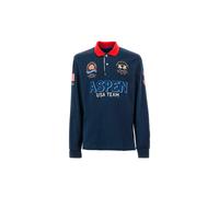 La Martina Maglietta 'Waylin' blu notte / azzurro / rosso / bianco Uomo La Martina L blu notte / azzurro / rosso / bianco