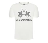 La Martina - Moreno T-shirt - - Tops - Uomo - Bianco - 3XL