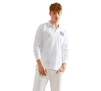 La Martina Elegant Long-Sleeved Polo with Contrast Detailing - XL