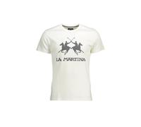 La Martina - Moreno T-shirt - - Tops - Uomo - Bianco - XL