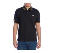 La Martina - Polo a Maniche Corte Regular Fit - -Tops -Uomo -Nero -L