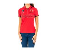 La Martina - Polo a Maniche Corte - - Tops - Donna - Rosso - M