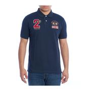 La Martina - Polo Classica a Maniche Corte - - Tops - Uomo - Blu - M