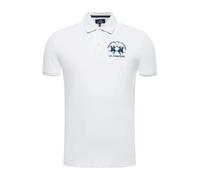 La Martina - Polo in Cotone a Maniche Corte - - Tops - Uomo - Bianco - M
