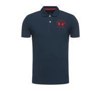 La Martina - Polo in Cotone a Maniche Corte - - Tops - Uomo - Blu - M