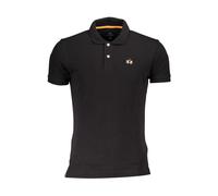 La Martina - Polo in Cotone Nero Slim Fit - -Tops -Uomo -Nero -S