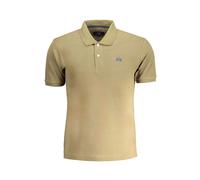 La Martina - Polo in Cotone Verde con Logo - - Tops - Uomo - Beige - S