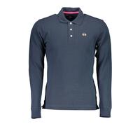 La Martina - Polo Manica Lunga Blu Ricamato - - Tops - Uomo - Blu - L