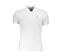 La Martina Polo Slim Fit – Dettagli a contrasto e ricamo – Uomo Bianco 3XL