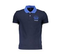 La Martina Polo Uomo Cotone Maniche Corte Blu Taglia L