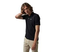 La Martina Black Cotton Men's Polo Shirt - XL
