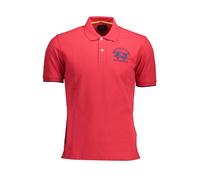 La Martina, ,Tops ,Uomo ,Rosso ,L Elegant Pink Polo Shirt for Men