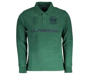 LA MARTINA POLO MANICHE LUNGHE UOMO VERDE