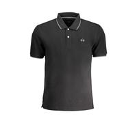 La Martina - Polo Shirt Uomo in Cotone Nero - - Tops - Uomo - Nero - M