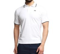 La Martina Polo Uomo BPMP04 Bianco Maglia Maniche Corte con Bottoni M