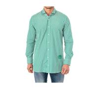 La Martina, ,Shirts ,Uomo ,Verde ,S Camicia a Maniche Lunghe a Quadri