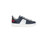 La Martina - Sneaker in Pelle Blu con Banda Laterale Rossa (Numeric_40)