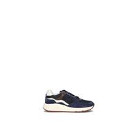 LA MARTINA Sneaker uomo blu in suede 44