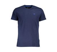 La Martina - T-shirt Blu Ricamata - - Tops - Uomo - Blu - L