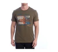 La Martina - T-shirt grafica uomo - - Tops - Uomo - Verde - 3XL