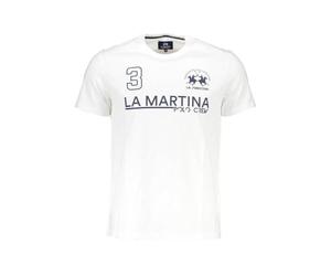 LA MARTINA T-SHIRT MANICHE CORTE UOMO BIANCO
