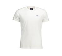 La Martina, ,Tops ,Uomo ,Bianco ,L Elegante tee bianca ricamata