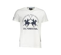 La Martina T-shirt Uomo Cotone Bianco, bianco, L