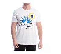 La Martina - T-shirt uomo a manica corta ispirata a St. Tropez - - Tops - Uomo - Bianco - 3XL