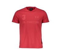 La Martina - T-shirt Uomo in Cotone Rosso - - Tops - Uomo - Rosso - L