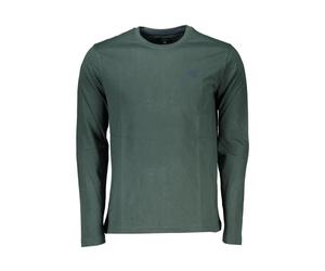 La Martina - T-shirt verde a maniche lunghe casual - - Tops - Uomo - Verde - L