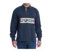 La Martina, ,Tops ,Uomo ,Blu ,L Polo a Maniche Lunghe Moderna