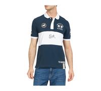 La Martina, ,Tops ,Uomo ,Blu ,L Polo in Jersey di Cotone Blu