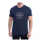 La Martina, ,Tops ,Uomo ,Blu ,L T-shirt a manica corta con design St. Tropez Polo