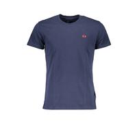 La Martina, ,Tops ,Uomo ,Blu ,M Elegante T-shirt in cotone con ricamo