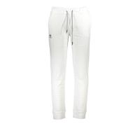 La Martina, ,Trousers ,Uomo ,Bianco ,L Pantaloni sportivi bianchi da uomo con vita elastica