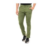 La Martina, ,Trousers ,Uomo ,Verde ,W31 Pantaloni Verdi con Bottoni e Chiusura a Zip