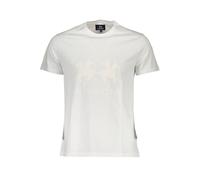 La Martina White Cotton Men T-Shirt - L