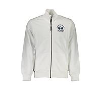 La Martina White Cotton Sweater